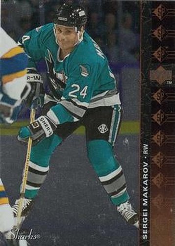 #SP-72 Sergei Makarov - San Jose Sharks - 1994-95 Upper Deck Hockey - SP