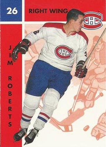#72 Jim Roberts - Montreal Canadiens - 1995-96 Parkhurst 1966-67 Hockey