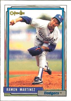 #730 Ramon Martinez - Los Angeles Dodgers - 1992 O-Pee-Chee Baseball
