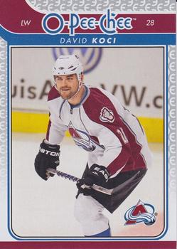 #730 David Koci - Colorado Avalanche - 2009-10 O-Pee-Chee Hockey