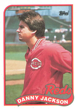 #730 Danny Jackson - Cincinnati Reds - 1989 Topps Baseball
