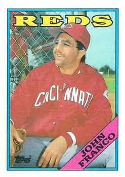 #730 John Franco - Cincinnati Reds - 1988 Topps Baseball