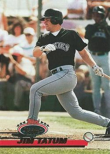 #730 Jim Tatum - Colorado Rockies - 1993 Stadium Club Baseball