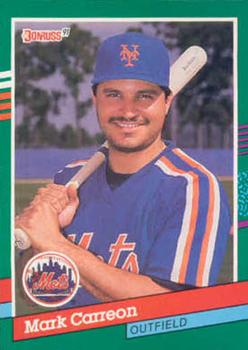 #731 Mark Carreon - New York Mets - 1991 Donruss Baseball