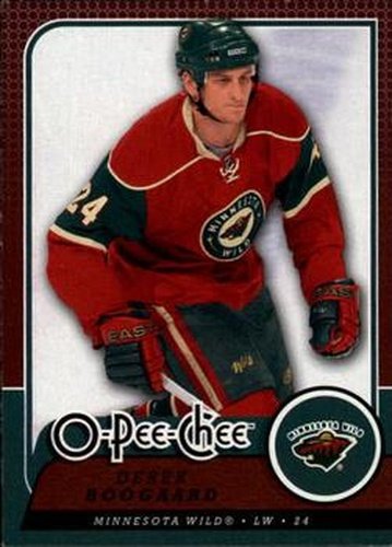 #731 Derek Boogaard - Minnesota Wild - 2008-09 O-Pee-Chee Hockey