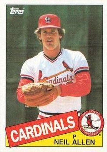 #731 Neil Allen - St. Louis Cardinals - 1985 Topps Baseball