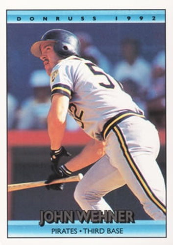 #731 John Wehner - Pittsburgh Pirates - 1992 Donruss Baseball