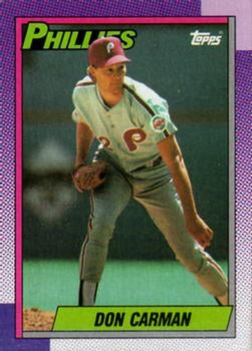 #731 Don Carman - Philadelphia Phillies - 1990 Topps Baseball