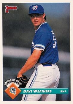 #731 Dave Weathers - Florida Marlins - 1993 Donruss Baseball