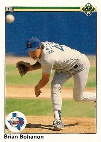 #731 Brian Bohanon - Texas Rangers - 1990 Upper Deck Baseball