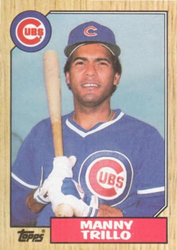 #732 Manny Trillo - Chicago Cubs - 1987 Topps Baseball