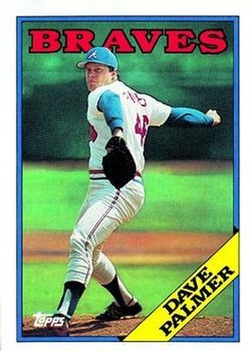 #732 Dave Palmer - Atlanta Braves - 1988 Topps Baseball