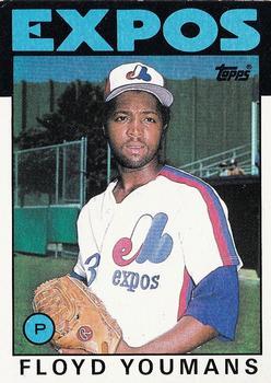 #732 Floyd Youmans - Montreal Expos - 1986 Topps Baseball