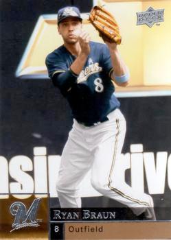 #732 Ryan Braun - Milwaukee Brewers - 2009 Upper Deck Baseball