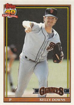 #733 Kelly Downs - San Francisco Giants - 1991 O-Pee-Chee Baseball