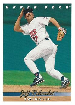 #733 Jeff Reboulet - Minnesota Twins - 1993 Upper Deck Baseball