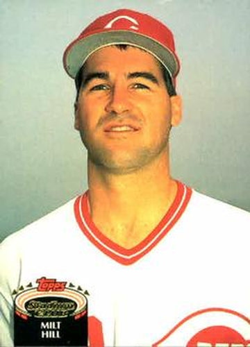 #733 Milt Hill - Cincinnati Reds - 1992 Stadium Club Baseball