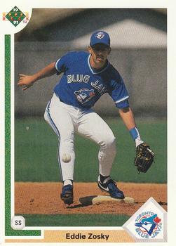 #734 Eddie Zosky - Toronto Blue Jays - 1991 Upper Deck Baseball