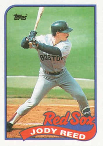 #734 Jody Reed - Boston Red Sox - 1989 Topps Baseball
