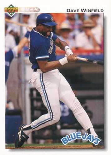 #734 Dave Winfield - Toronto Blue Jays - 1992 Upper Deck Baseball