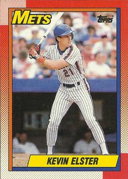 #734 Kevin Elster - New York Mets - 1990 Topps Baseball