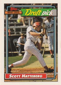 #734 Scott Hatteberg - Boston Red Sox - 1992 Topps Baseball