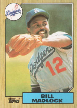 #734 Bill Madlock - Los Angeles Dodgers - 1987 Topps Baseball