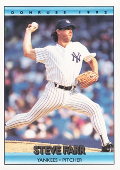 #735 Steve Farr - New York Yankees - 1992 Donruss Baseball