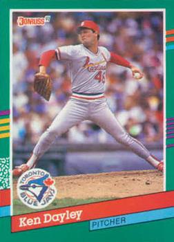 #735 Ken Dayley - Toronto Blue Jays - 1991 Donruss Baseball