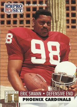 #735 Eric Swann - Phoenix Cardinals - 1991 Pro Set Football