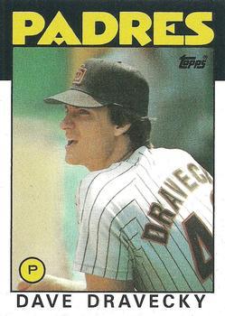 #735 Dave Dravecky - San Diego Padres - 1986 Topps Baseball