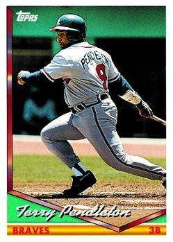 #735 Terry Pendleton - Atlanta Braves - 1994 Topps Baseball