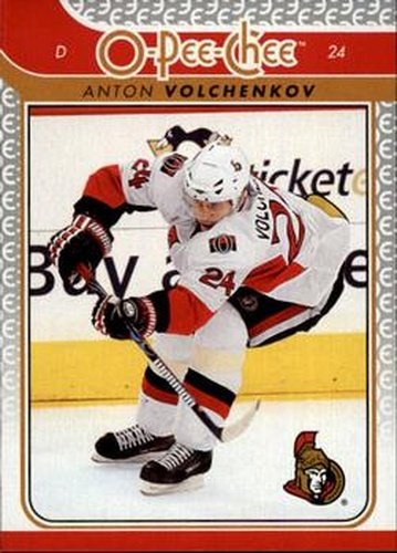#735 Anton Volchenkov - Ottawa Senators - 2009-10 O-Pee-Chee Hockey