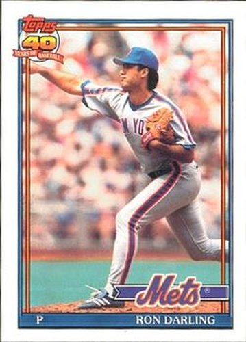#735 Ron Darling - New York Mets - 1991 O-Pee-Chee Baseball