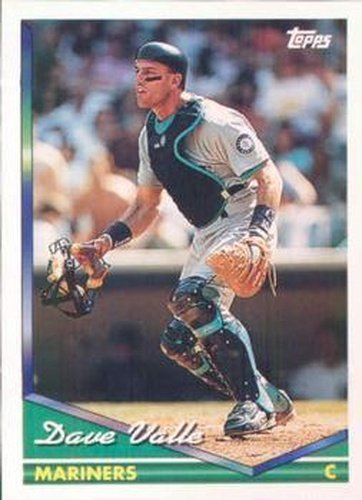 #736 Dave Valle - Seattle Mariners - 1994 Topps Baseball