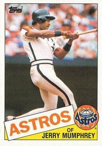 #736 Jerry Mumphrey - Houston Astros - 1985 Topps Baseball