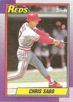 #737 Chris Sabo - Cincinnati Reds - 1990 O-Pee-Chee Baseball