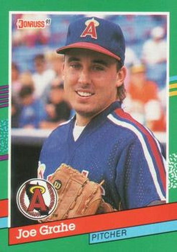 #737 Joe Grahe - California Angels - 1991 Donruss Baseball