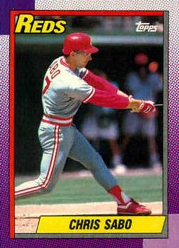 #737 Chris Sabo - Cincinnati Reds - 1990 Topps Baseball