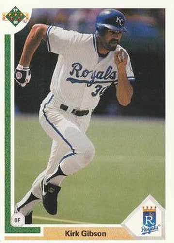 #737 Kirk Gibson - Kansas City Royals - 1991 Upper Deck Baseball