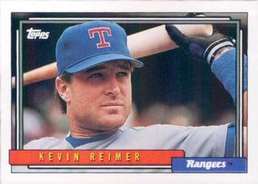 #737 Kevin Reimer - Texas Rangers - 1992 Topps Baseball