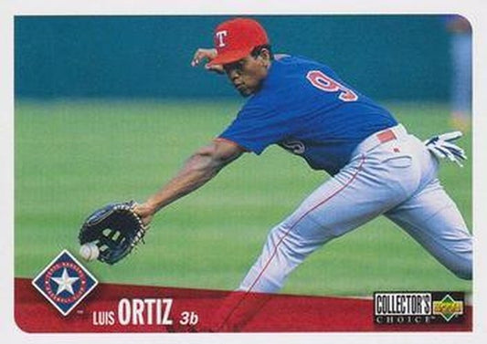 #737 Luis Ortiz - Texas Rangers - 1996 Collector's Choice Baseball