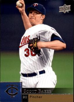 #737 Scott Baker - Minnesota Twins - 2009 Upper Deck Baseball