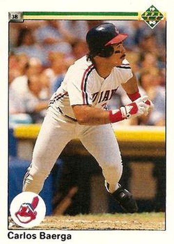 #737 Carlos Baerga - Cleveland Indians - 1990 Upper Deck Baseball