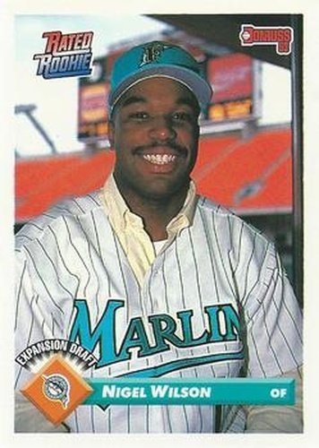 #737 Nigel Wilson - Florida Marlins - 1993 Donruss Baseball