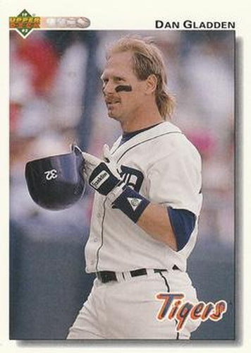 #737 Dan Gladden - Detroit Tigers - 1992 Upper Deck Baseball