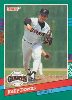 #738 Kelly Downs - San Francisco Giants - 1991 Donruss Baseball