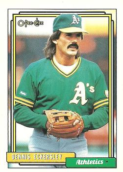 #738 Dennis Eckersley - Oakland Athletics - 1992 O-Pee-Chee Baseball