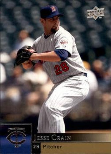 #738 Jesse Crain - Minnesota Twins - 2009 Upper Deck Baseball