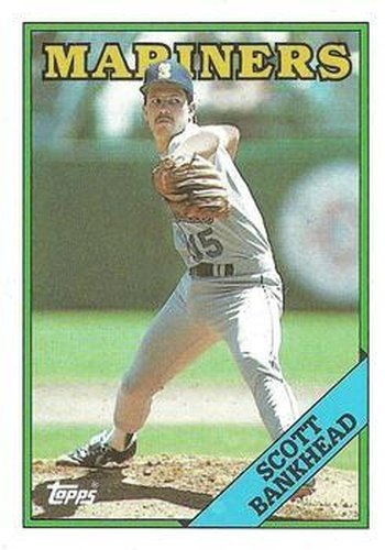 #738 Scott Bankhead - Seattle Mariners - 1988 Topps Baseball